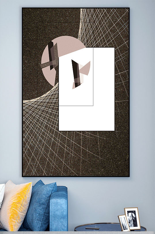 轻奢简约装饰画-众图网