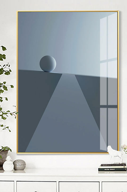 北欧英文字母T装饰画