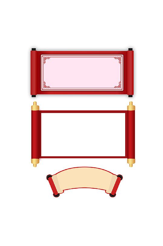 画轴素材中国风素材-众图网