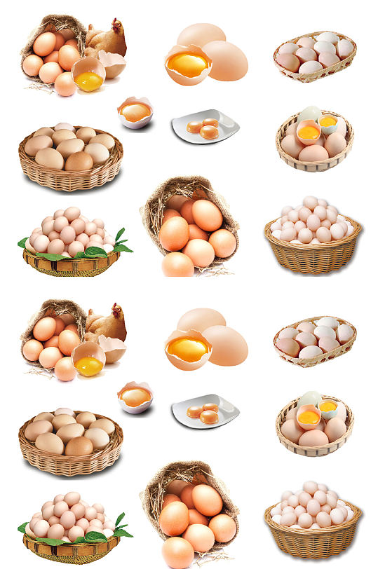 鸡蛋分开单的个图