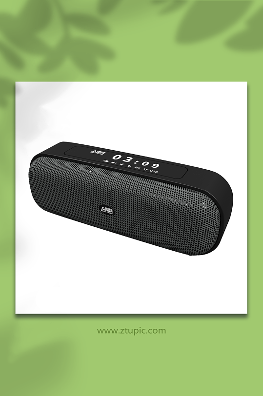 现代条形音箱3d立体模型-众图网