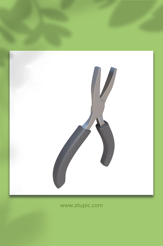 建筑装修行业工具3d模型钳子-众图网