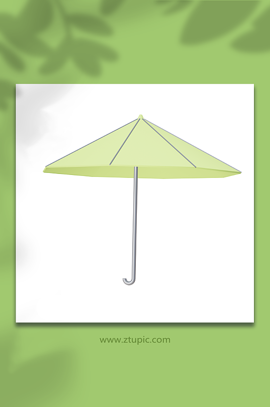撑雨伞立体3d模型