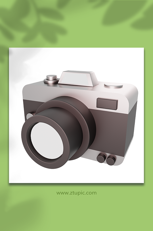 电影院电影卡通3d模型相机-众图网