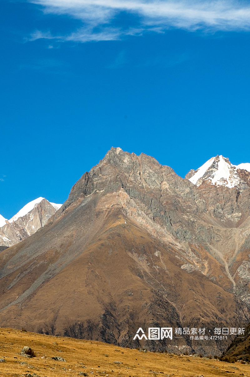 西藏那曲索县布加雪山自然风光4K延时实拍素材