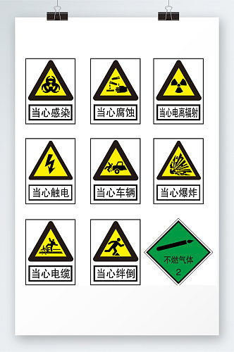 警示牌标识标牌工地