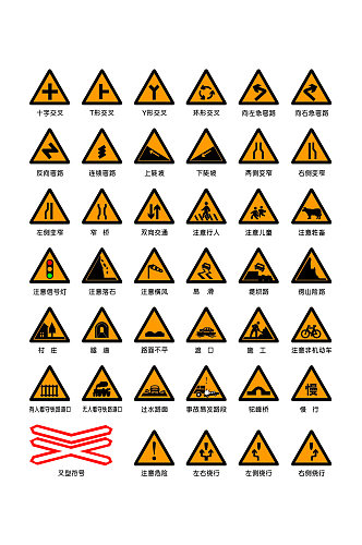 道路路况信息交通安全指示标志