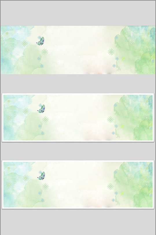 绿色清新创意时尚背景素材-众图网