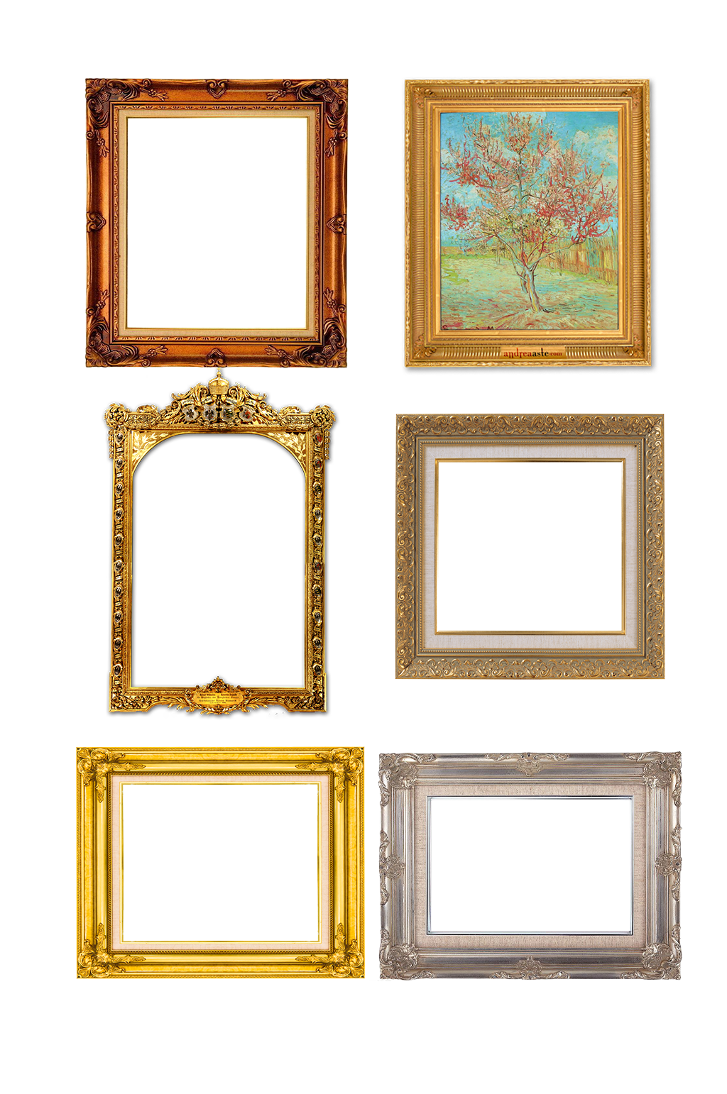 油画大师画框素材元素