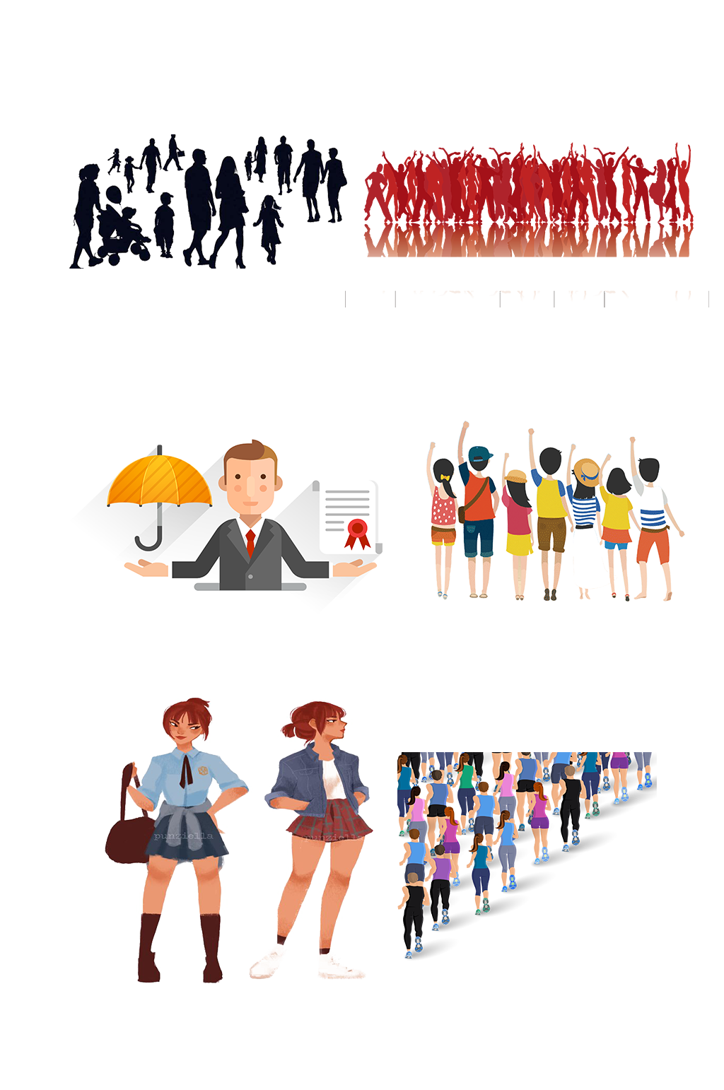 激情自我放飞青春免扣元素素材