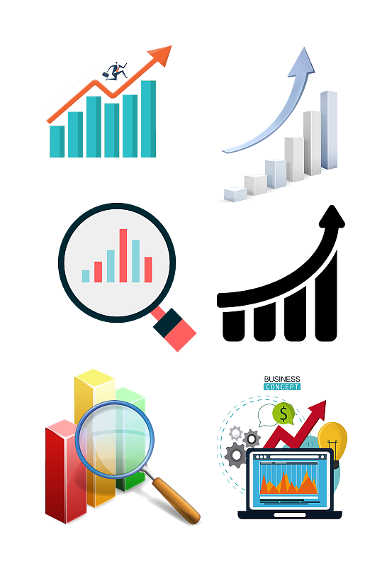 商务统计图表大作图网免扣元素