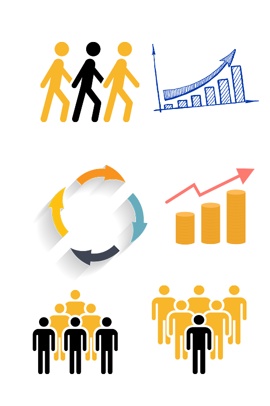 商务职工统计图表作图免扣