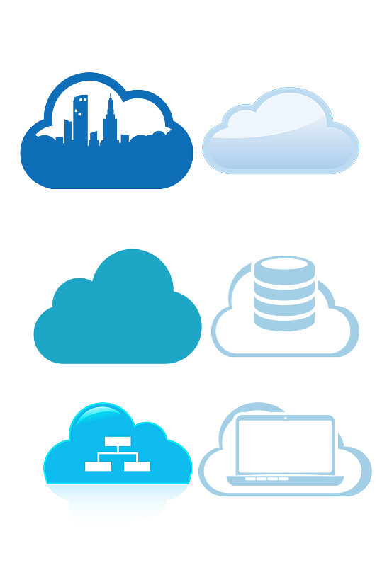 云处理商务统计图免扣元素