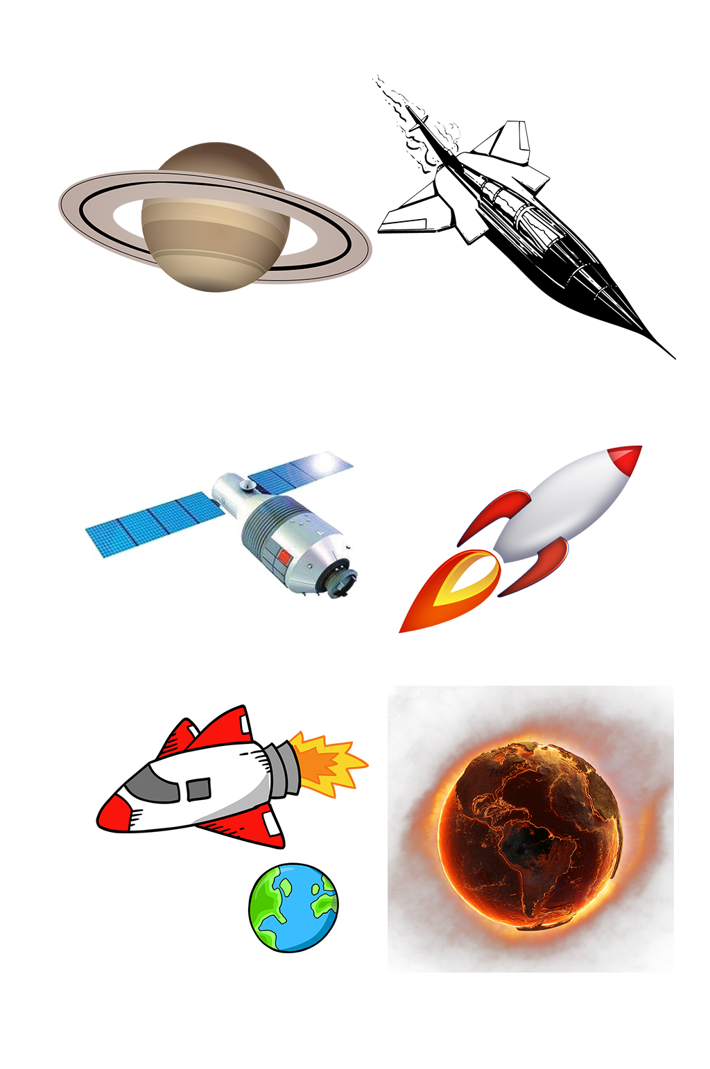 宇宙航天航空太空免扣元素 航天太空素材素材