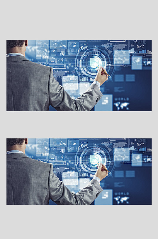 创意设计商务触摸触屏背景