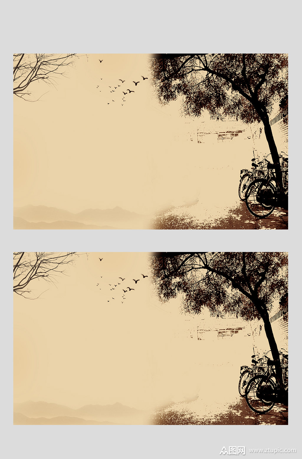 传统怀旧历史创意背景