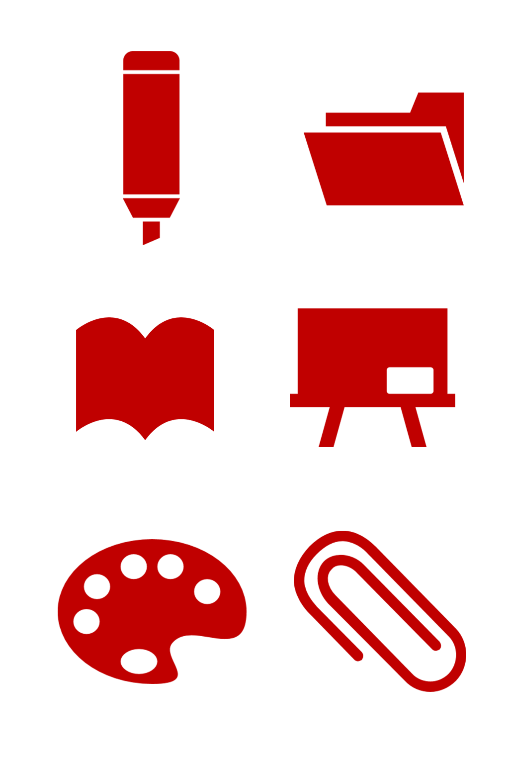 手绘商务办公用品图标免扣元素001素材