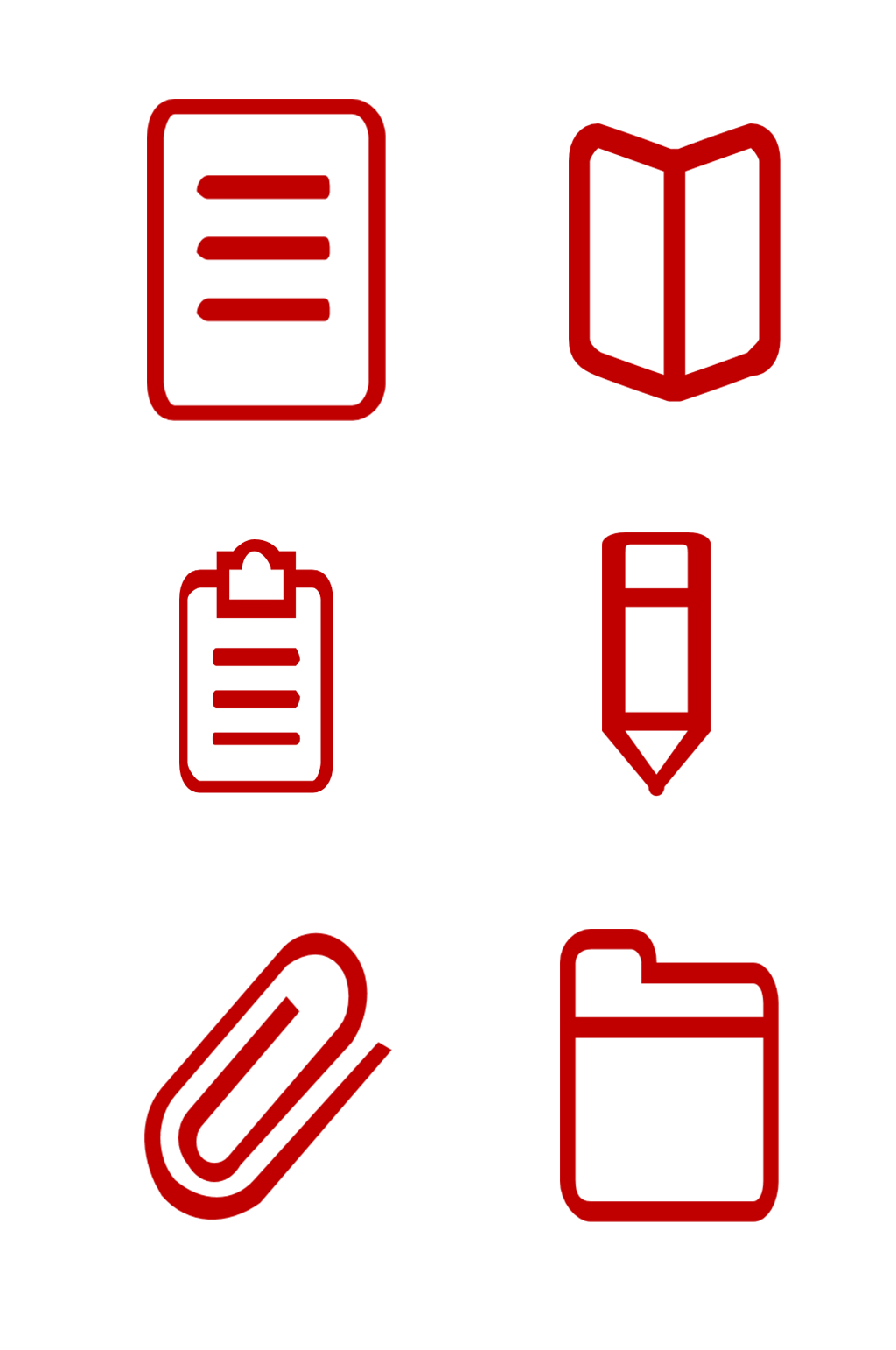 手绘商务办公用品图标免扣元素007素材