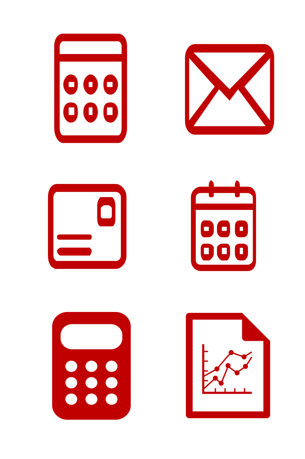 手绘商务办公用品图标免扣元素008素材