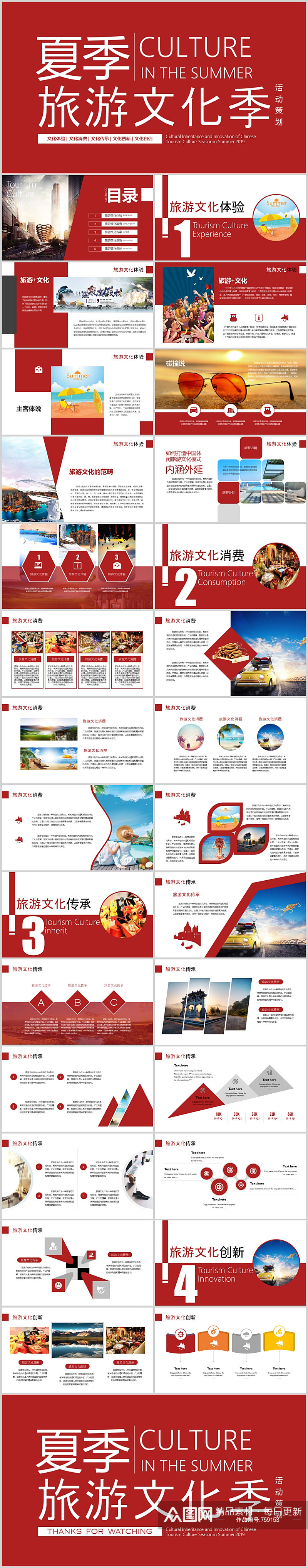 红色夏季旅游文化季活动策划报告素材