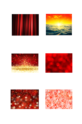 红色创意炫酷节日背景图片元素012