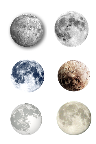 宇宙月球月亮嫦娥揽月登月免抠元素