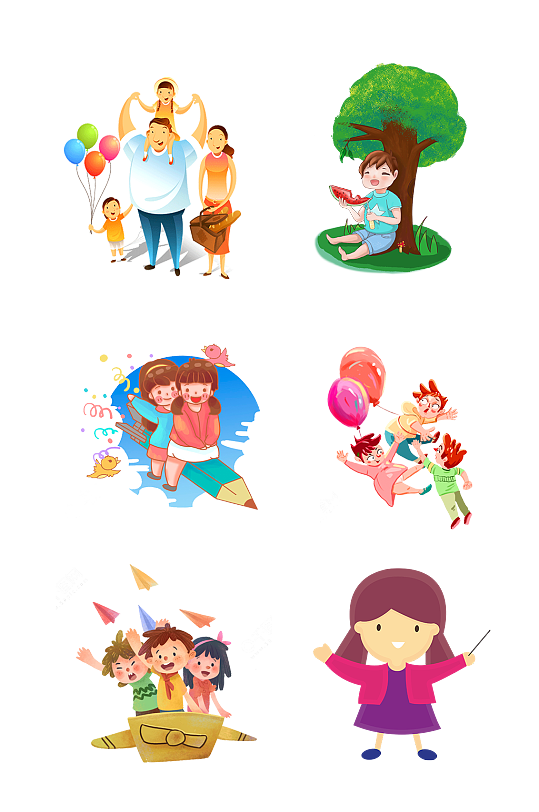 儿童成长元素-儿童成长元素图片-儿童成长元素素材下载-众图网