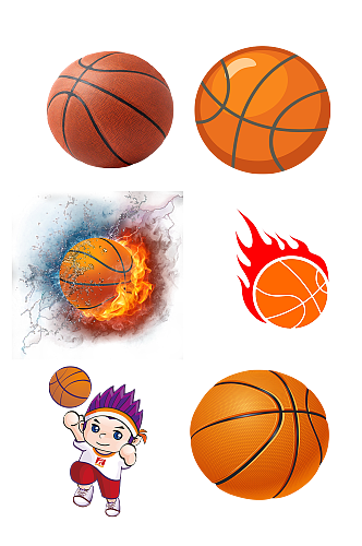 篮球运动体育竞技免抠元素
