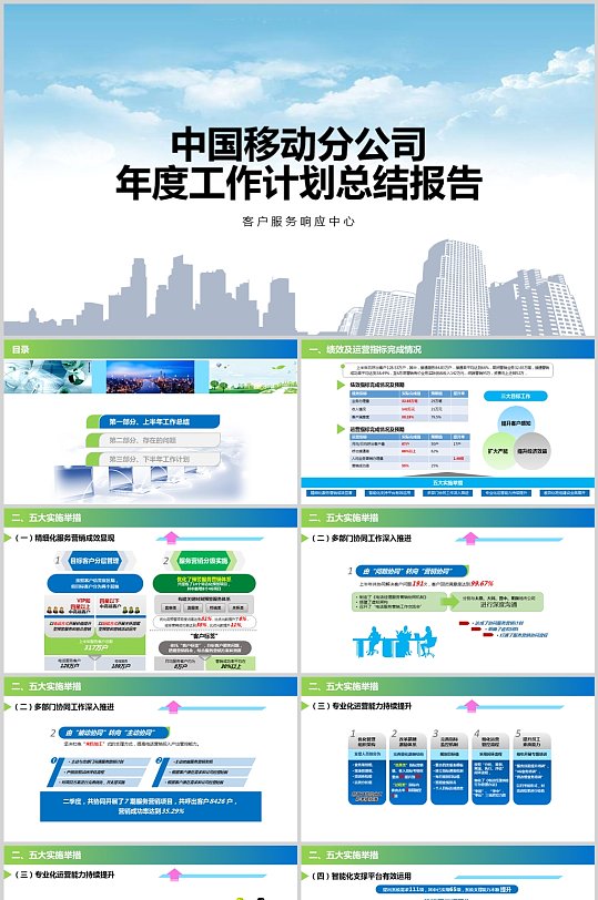 中国移动XX公司年度工作总结计划报告