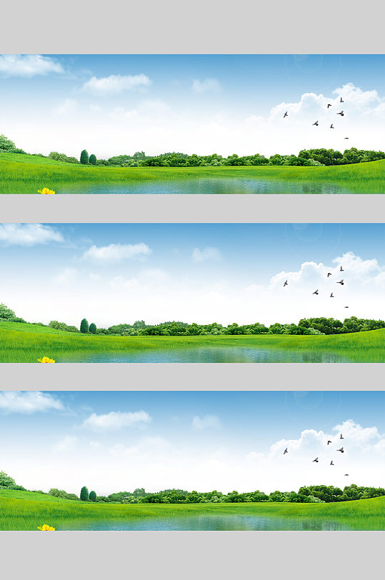 时尚绿色清新环保手绘背景图片-众图网