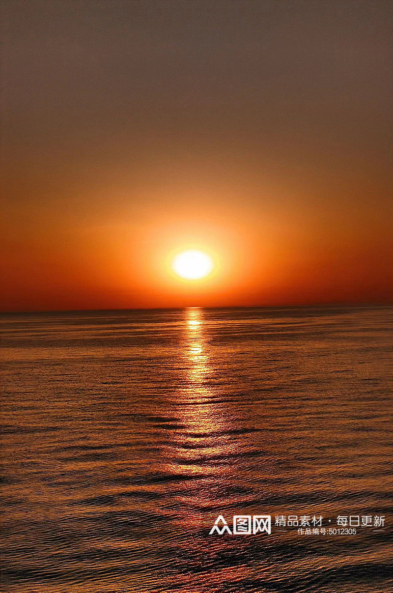 海上日出阳光大海海浪摄影图片素材