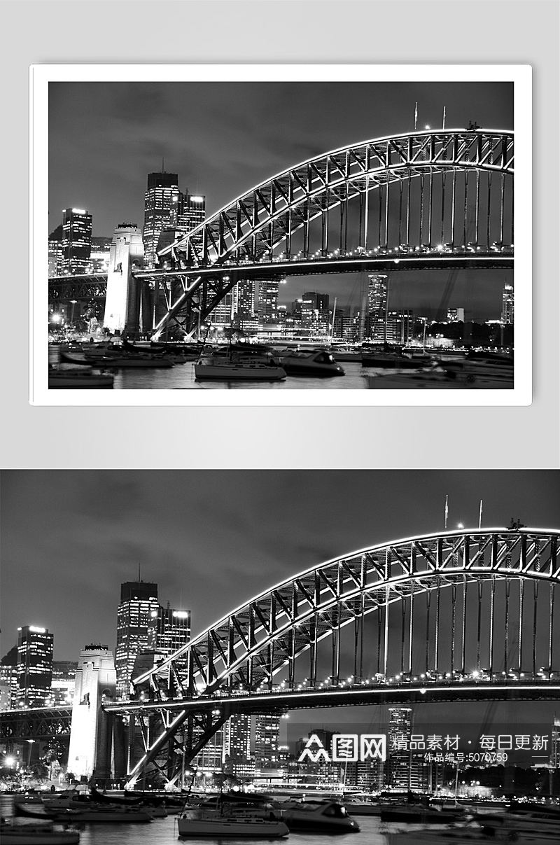 夜色城市桥梁立交桥道路光影立体摄影图片素材