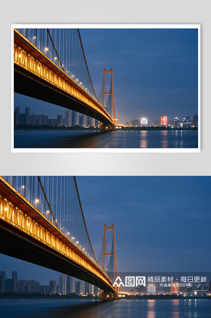 城市桥梁跨海立交桥道路光影立体摄影图片素材