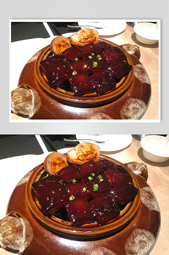 红烧肉高端餐饮酒楼餐厅特色菜摄影图片