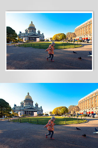 俄罗斯国家城市风土风情旅游景点摄影图片