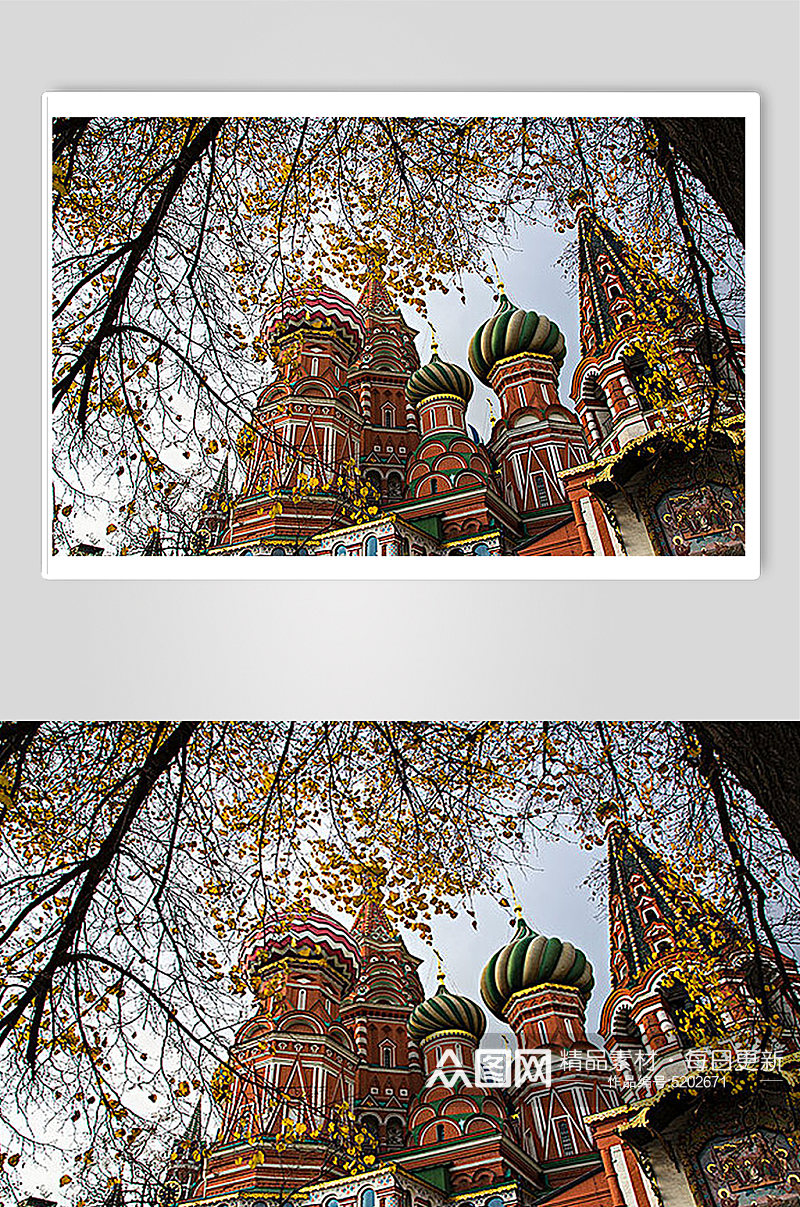 俄罗斯风情地域风景蓝旅游人文摄影图片素材