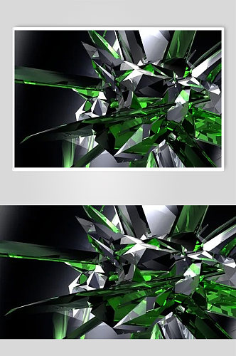 灰绿菱形动漫结构图案数字艺术图片