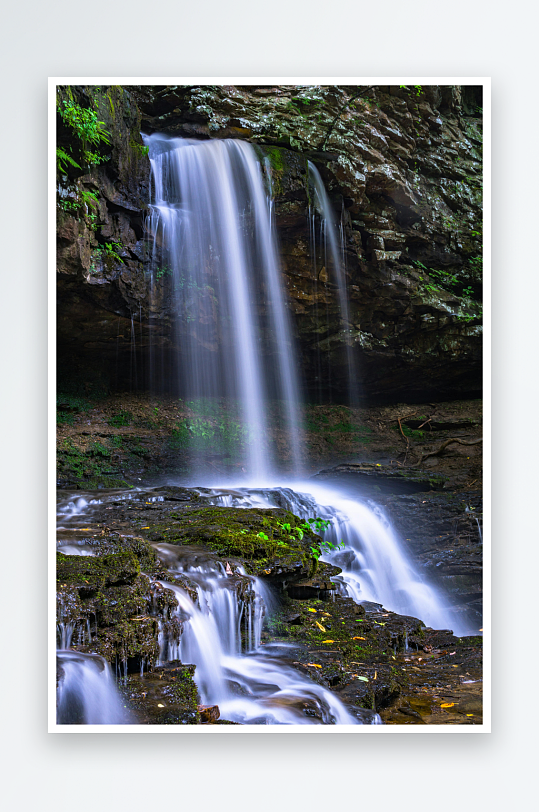 瀑布溪水大瀑布山区流水高山流水-众图网