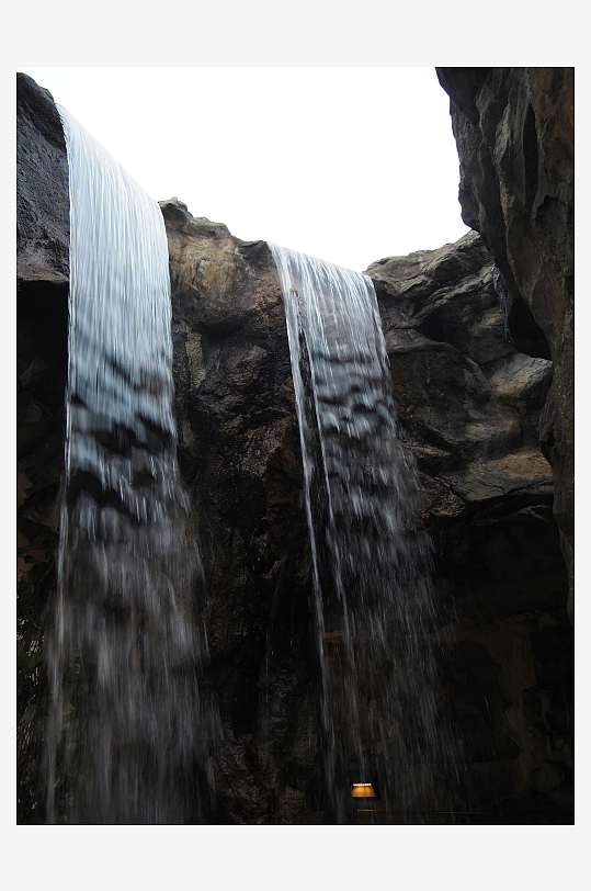 瀑布溪水大瀑布山区流水高山流水-众图网
