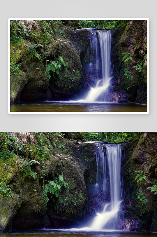 瀑布溪水大瀑布山区流水高山流水-众图网