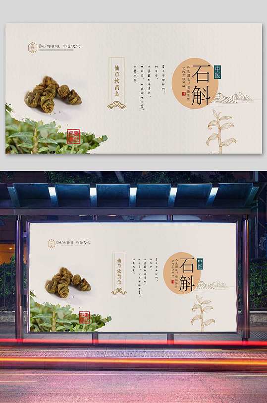 药材石斛挂画石斛图片