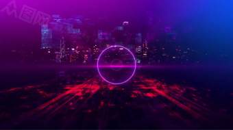 震撼dj科技舞台音乐背景视频-众图网