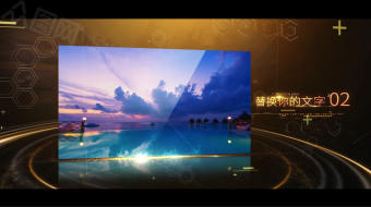 金色荣誉证书企业宣传展示AE视频模板-众图网