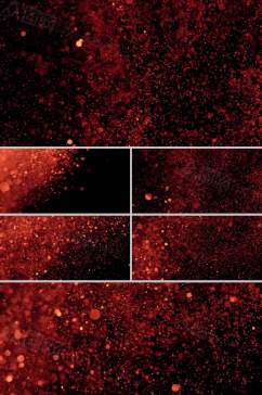 红色粒子斑点闪烁舞台背景视频