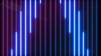 动感炫酷大气紫色粒子线条背景视频-众图网