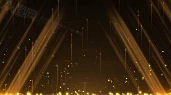 金色粒子动态led年会背景视频-众图网