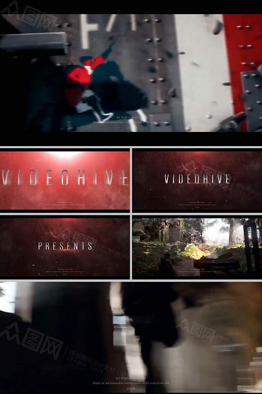 电影文字特效震撼炫酷企业宣传ae视频模版-众图网