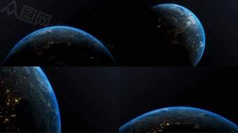浩瀚大气宇宙太空三维地球行星标题展示片头-众图网