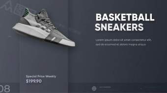 炫酷大气图文效果产品展示ae视频-众图网