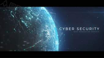 科技感点线粒子三维地球开场动画AE模版-众图网